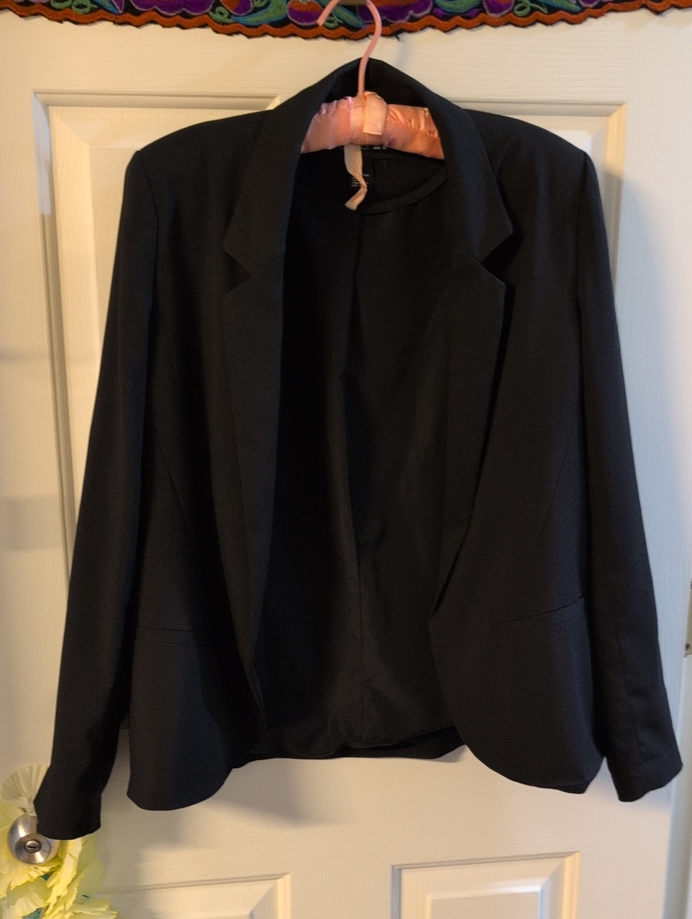 Open-Front Blazer Jacket